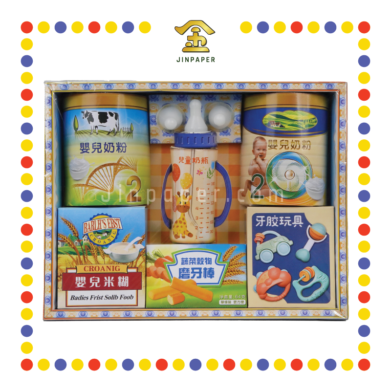 JOSS PAPER D339 精美套装奶粉，奶瓶