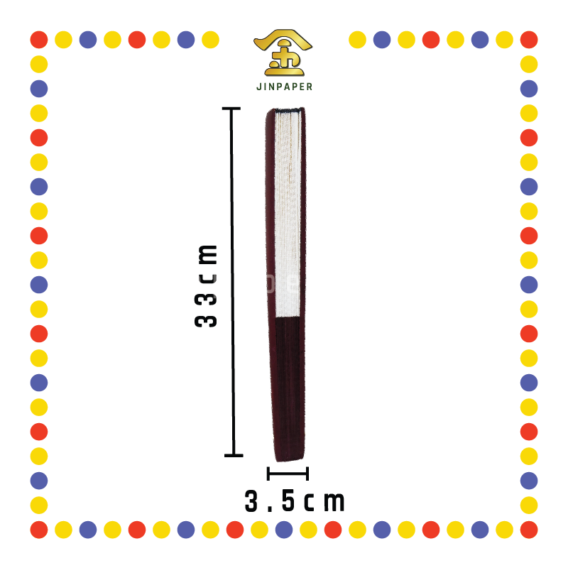 PRAYING GROCERIES 10寸 白绢扇