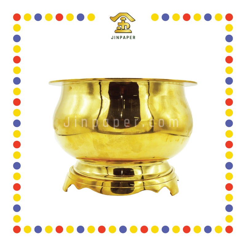 PRAYING CENSER 10寸 铜光身炉 (香炉)