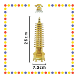 LUCKY GOODS 10寸 电金文昌塔-大