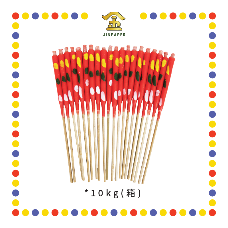 JOSS CANDLE (箱)花六脚烛(10kg) (蜡烛)