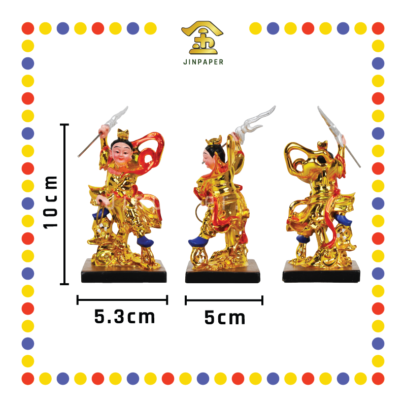 PRAYING STATUE 11cm 镀金哪吒