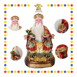 PRAYING STATUE 12" 树脂金缕彩如意元宝土地