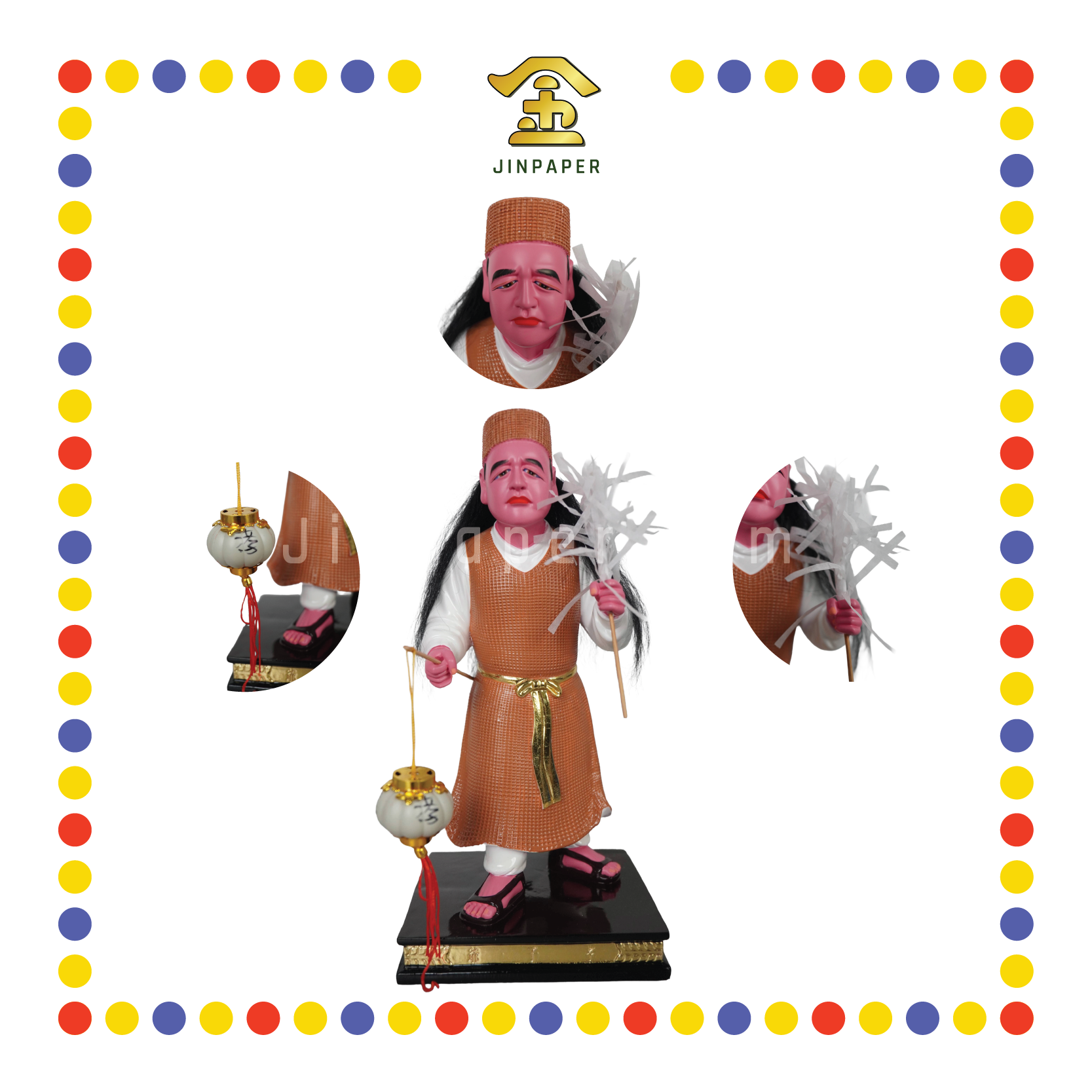 PRAYING STATUE 12寸 彩色孝子爷