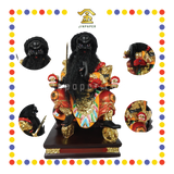 PRAYING STATUE 12" 树脂简彩张公圣君
