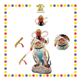 PRAYING  STATUE 12寸 实心站富贵彩关公