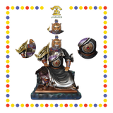 PRAYING  STATUE 12" 树脂银彩虎爷