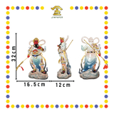 PRAYING  STATUE 12寸 实心站富贵彩关公