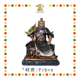 PRAYING  STATUE 12" 树脂银彩虎爷