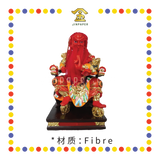PRAYING STATUE 12" 树脂简彩洪公