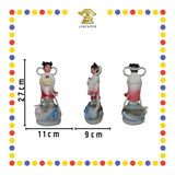 PRAYING  STATUE 12寸 汉白玉金童玉女