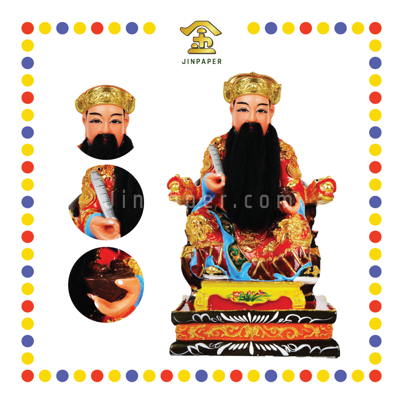 PRAYING STATUE 12寸 彩庄鲁班