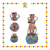 PRAYING  STATUE 12寸 汉白玉金童玉女