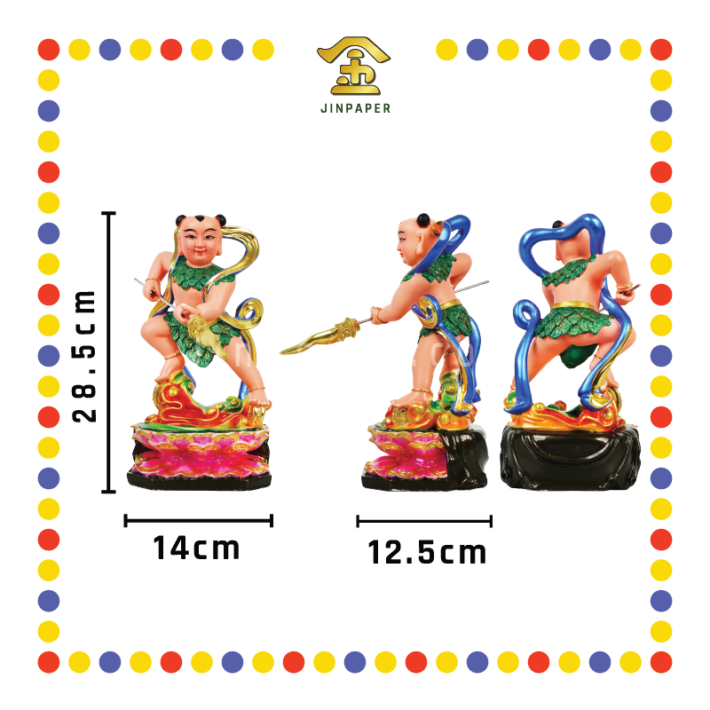 PRAYING STATUE 12寸 莲花三太子