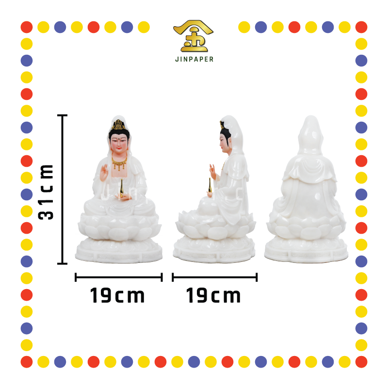 PRAYING STATUE 12寸 单色脸观音