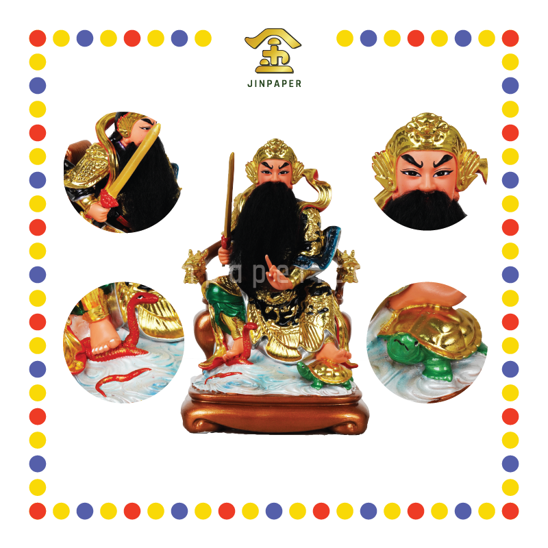 PARYING STATUE 12寸 彩色玄天上帝