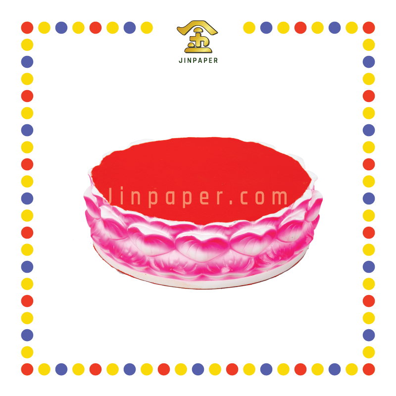 STATUE STAND 13½ 莲花座(红)