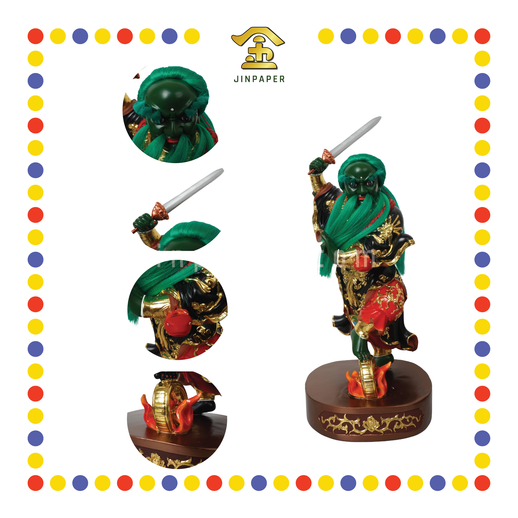 PRAYING  STATUE 16" 站肖公圣君