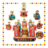 PRAYING  STATUE 16寸 素彩五路财神