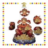 PRAYING STATUE 16" 树脂瑞彩鸿福财神