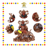 PRAYING  STATUE 16寸 古铜红衣赵公明