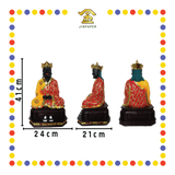 PRAYING STATUE 16" 树脂敦煌彩清水祖师