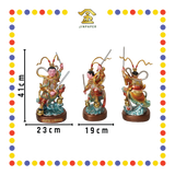 PRAYING  STATUE 16" 金缕彩金吒