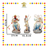 PRAYING  STATUE 16寸 实心站富贵彩关公