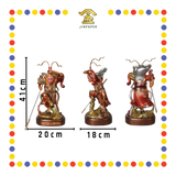 PRAYING  STATUE 16" 树脂金缕彩站圆座齐天大圣