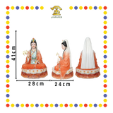 PRAYING  STATUE 16寸 实心红衣妙善观音