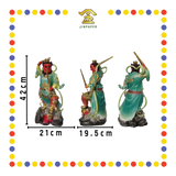 PRAYING  STATUE 16" 树脂素帛南营萧元帅