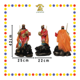 PRAYING  STATUE 16" 树脂素帛北营连元帅