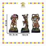 PRAYING  STATUE 16" 立镀金大圣爷