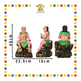 PRAYING STATUE 16" 树脂敦煌彩八卦祖师