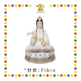 PRAYING  STATUE 16寸 实心紫衣妙善观音