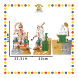 PRAYING STATUE 16" 树脂敦煌彩坐金山银山大二伯爷