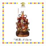 PRAYING  STATUE 16" 树脂金缕彩坐圆座齐天大圣