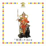 PRAYING  STATUE 16" 树脂素帛西营刘元帅