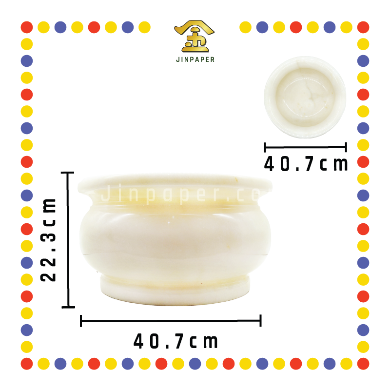 PRAYING CENSER 16寸 大理石炉 (香炉)