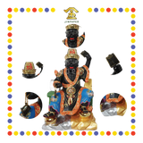 PRAYING STATUE 16" 树脂敦煌彩坐金山银山大二伯爷