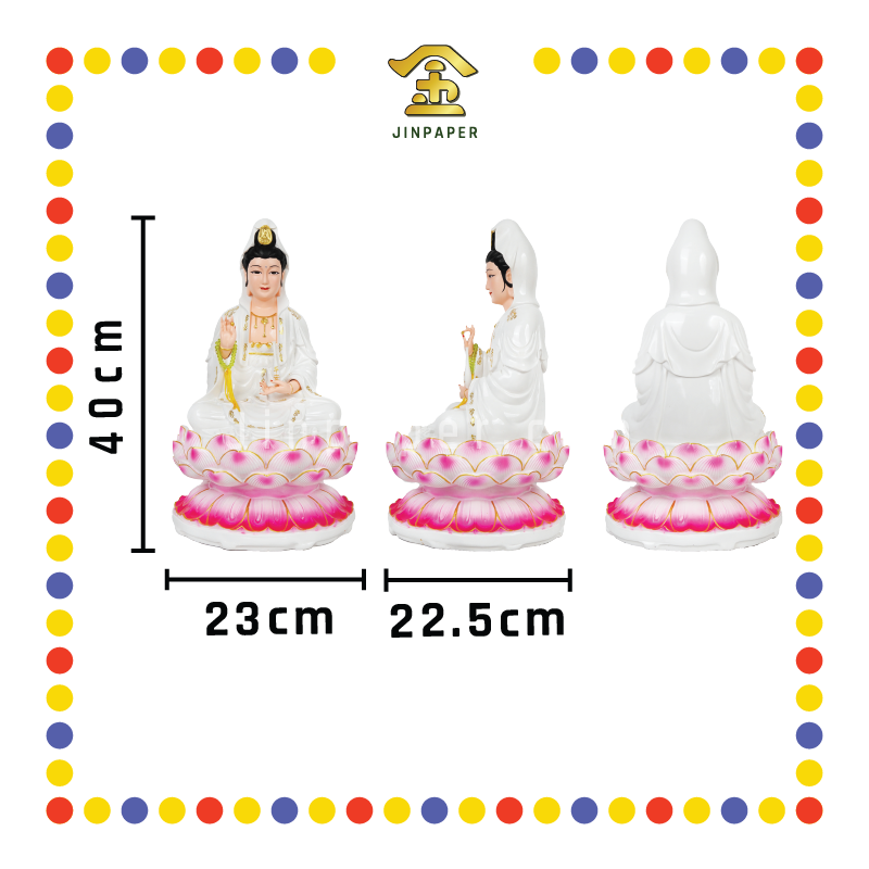 PRAYING STATUE 16寸 金花观音