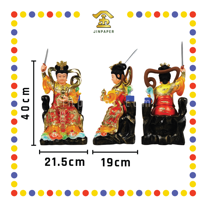 PRAYING STATUE 16寸 珍珠漆九天玄女