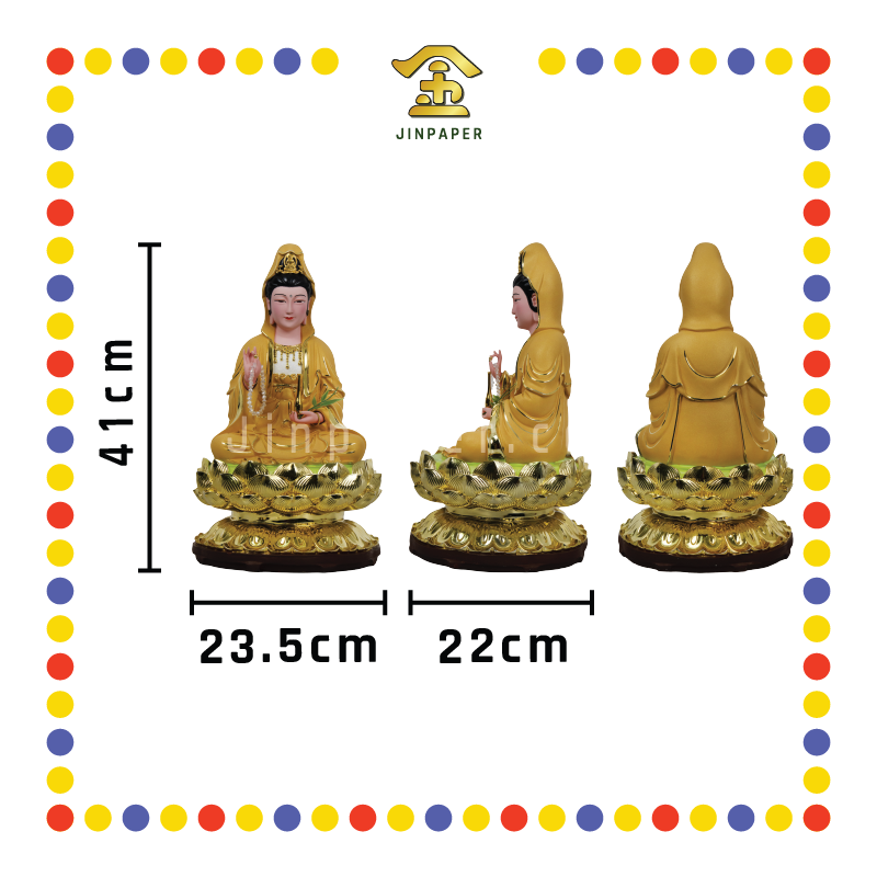 PRAYING STATUE 16寸 电金观音