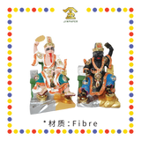 PRAYING STATUE 16" 树脂敦煌彩坐金山银山大二伯爷