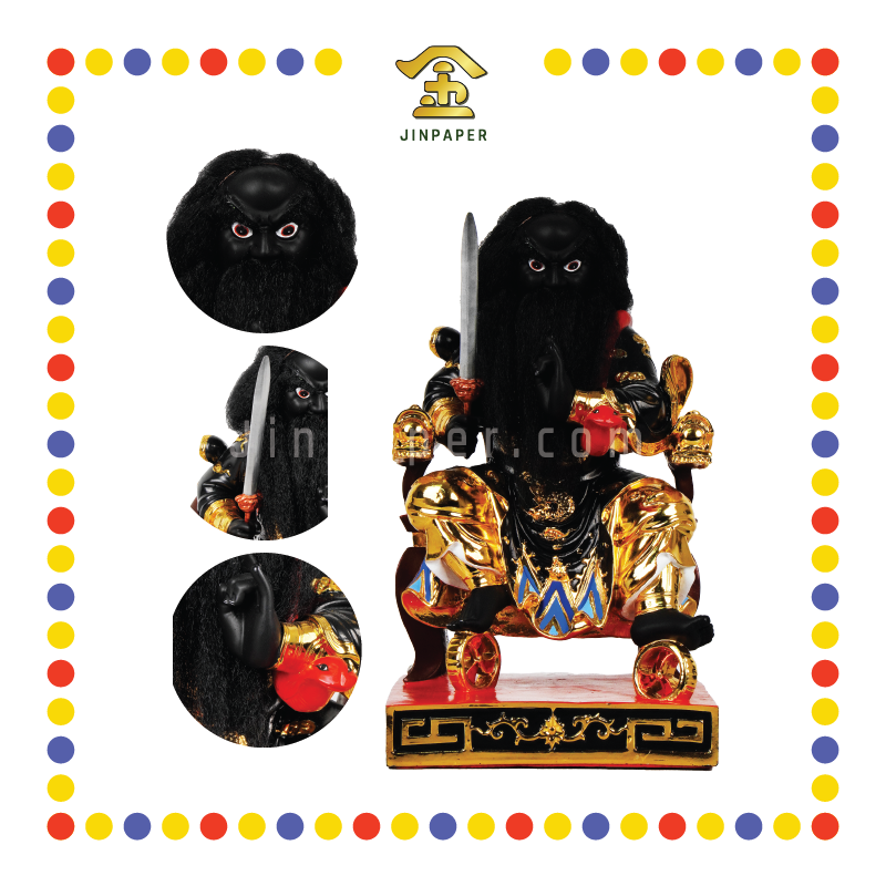 PRAYING STATUE 16寸 电金法主