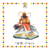 PRAYING  STATUE 16寸 彩绘红衣赵公明23A