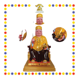 PRAYING  STATUE 16寸 宋谷帽黄衣MISAI拿督公-刀