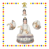 PRAYING  STATUE 19寸 实心紫衣妙善观音