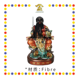 PRAYING STATUE 19" 坐树脂金缕彩圆座法主公