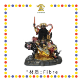 PRAYING STATUE 19" 树脂敦煌彩中路财神赵公明